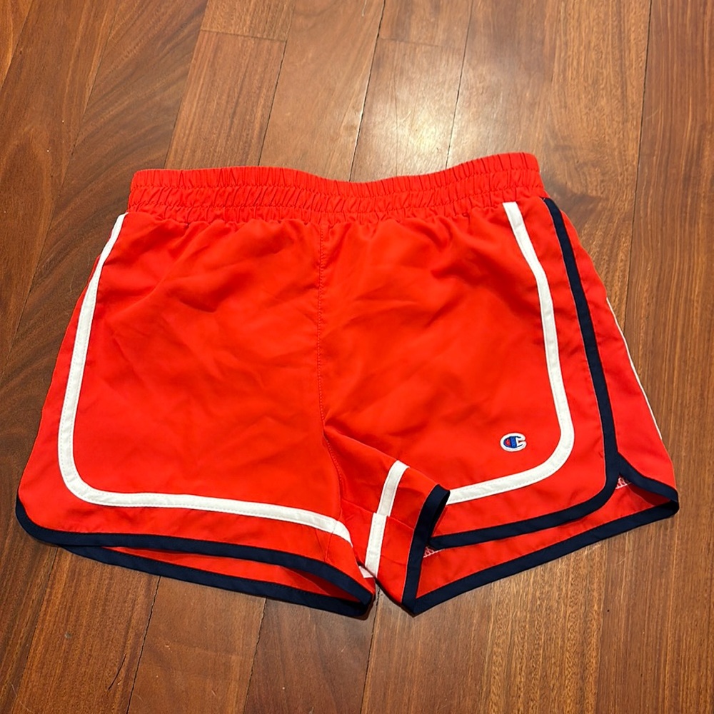 Champion authentic athletic wear girls Shorts - Red L